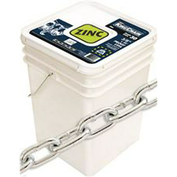 Universal 2466482 Gr30 Proof Coil Chain Zinc 3/8 x 45 
